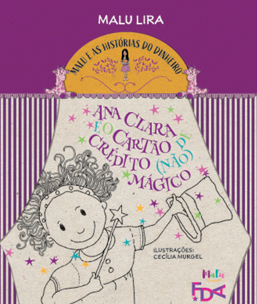 Capa do livro Ana Clara e o cartão de crédito 'não' mágico